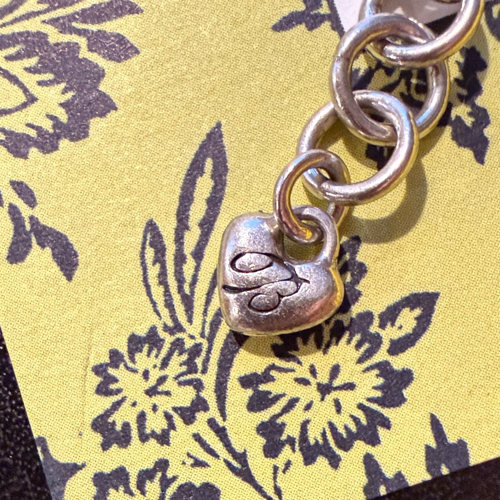 Brighton Silver Heart Charm Bracelet - Picture 2 of 3